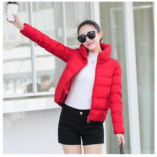 Women Fashion Parkas Winter Jackets Coats Faux Fur Hooded Collar Casual Long Parkas Cotton