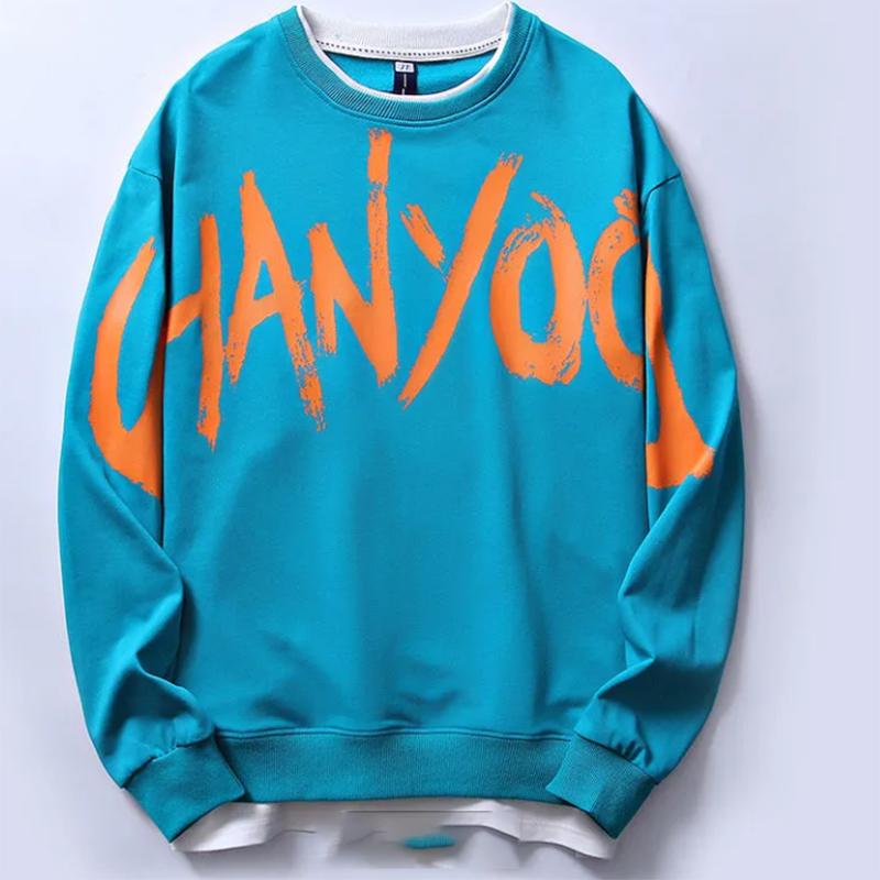 The Trend of Autumn Men's Long-sleeved Sweater Men's Sweatshirts Clothes Men