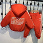 Boys Plus Velvet Suit Western Style Winter Clothes Baby Autumn and Winter Sports Clothes Children's Thickened Two-piece Suit