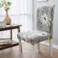 Printed Modern Chair Cover Spandex Stretch Elastic Chair Covers Seat Cover for Dining Room Hotel Wedding Banquet Cover