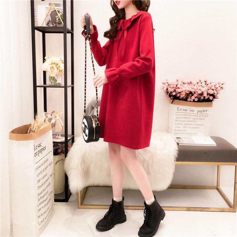 Pullover Women's Sweater Mid-length Loose Doll Collar Sweater