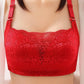 Sexy Lace Large Size No Steel Ring Gathers and Collects Breast Bra Anti-glare Shaping Adjustment Anti-sagging Bra