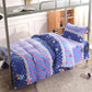 Three-piece Velvet Thick Flannel Winter Double-sided Fleece Bed Sheet Quilt Cover Pillowcase Single Bed Set