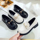 Children Elegant Princess Leather Casual Shoes Kids Girls Wedding Dress Party Solid Color Shoes for Girls