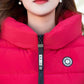 Winter Women's Cotton-padded Jacket Short Korean Style Slim Down Padded Jacket Plus Size Jacket