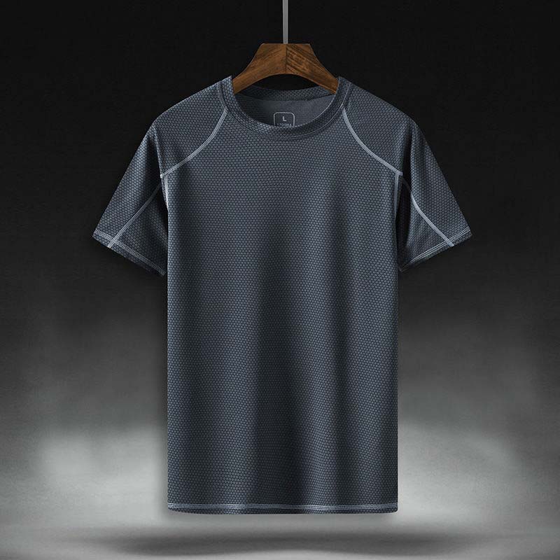 Quick-drying Men's Short-sleeved Large Size Loose Suit Summer Outdoor Sports T-shirt