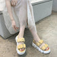 Sandals Women's Summer Fairy Style Fashion Trifle Thick-soled Roma Shoes