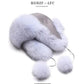 Ladies Hat Autumn and Winter Fox Fur Lei Feng Hat Mongolia Northeast Thickened Cold and Warm Ski Fur Ear Protection Cotton Hat