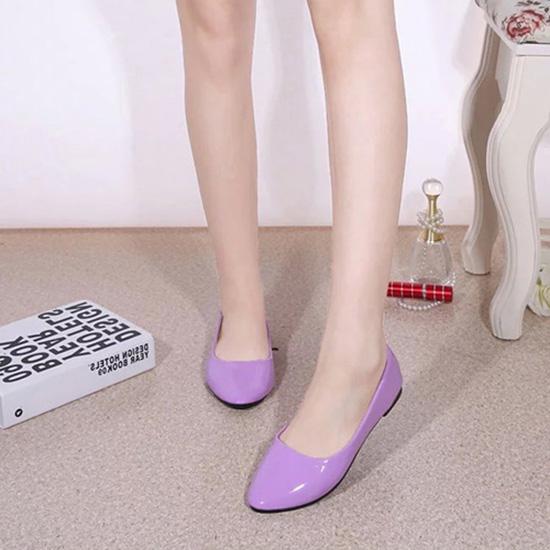 WTEMPO Spring Recreational Flat with Flat Bottom Shoe Shallow Mouth Covers A Foot Female Odd Shoes