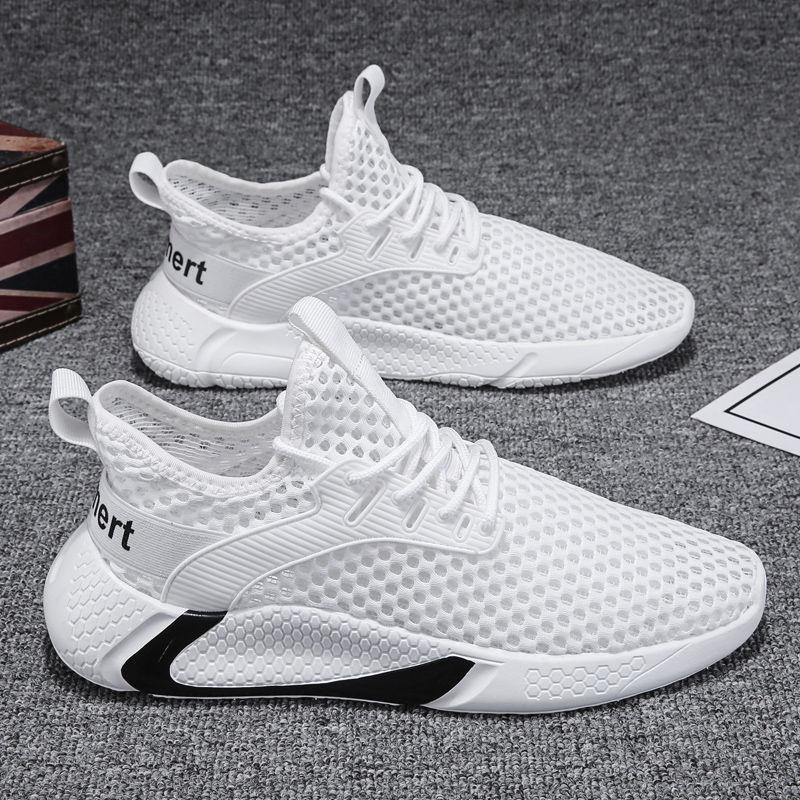 Running Shoes Men Fashion Mesh Sneakers Male Sport Shoes Lace-Up Lightweight Shoes Male Zapatos De Mujer Training Trainers Men