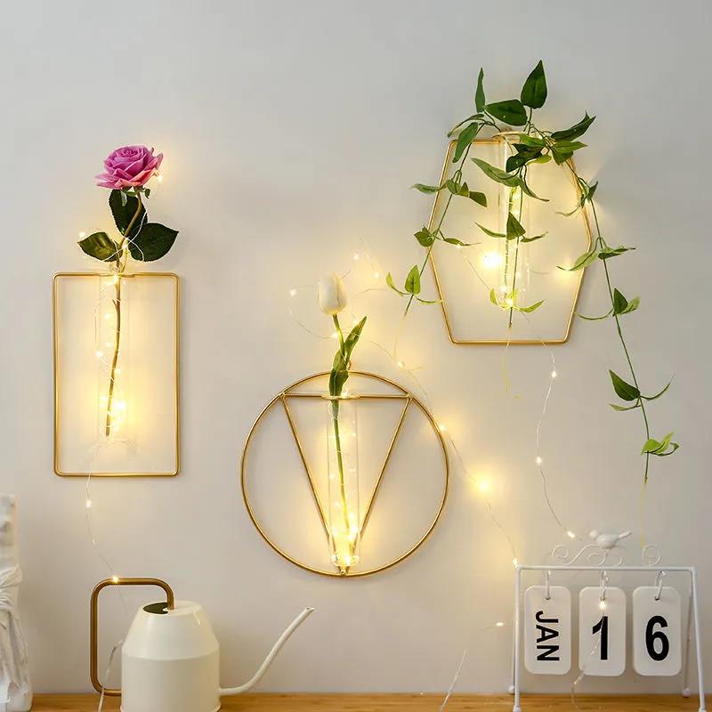 Wall Mounted Flower Stand Iron Art Flower Arrangement Flower Device Wall Decoration Pendant