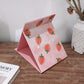 Cartoons Cute Girls Folding Mirror Desktop Creative Portable Makeup Mirror HD Thin and Light Travel Out Household Essentials Princess Makeup Mirror