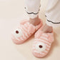 Autumn and Winter Cute Puppy Cotton Slippers Warm Flat Shoes Indoor Non-slip Cotton Shoes Soft Shoes