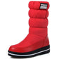 Snow Boots Comfy Flat Heel Round Toe Slip-On Solid Med Heel Platform Winter  New Ladies Shoes Mid-Calf Women Boots