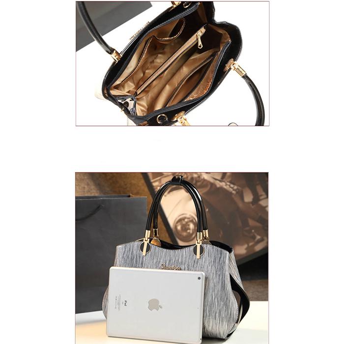 Handbag Women Evening Bags Patent Leather Shoulder Bag Female Crossbody Bag Handbag Casual Tote Bags