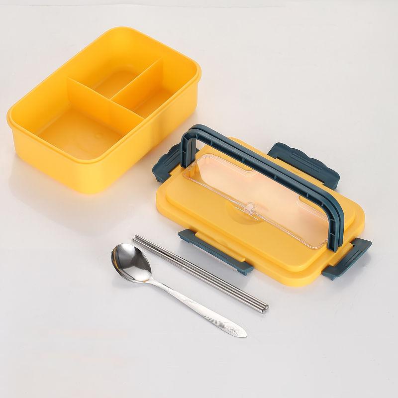 Wheat Straw Insulated Lunch Box Student Girl Cute Japanese Lunch Box Adult Office Worker Microwave Lunch Box Portable