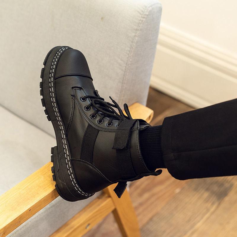 Summer Martin Boots Men's High-top British Style Korean Version of All-match Men's Shoes Locomotive Tooling Boots