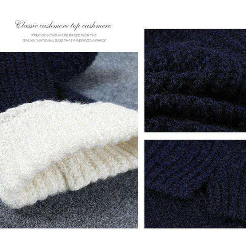 Autumn Winter Short Sweater Women Students Loose Back Split Hem Knitwear Thick Pullover Sweater Jumper