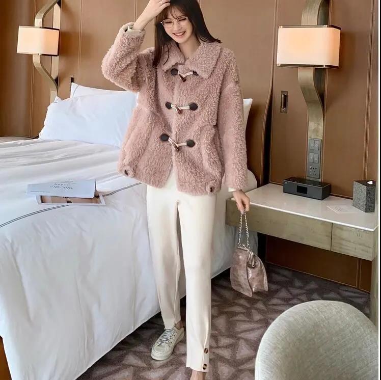 Pregnant Women's Trousers for Autumn and Winter Wear Pants with Plush and Thickened Winter Clothes, Abdominal Support and Leggings for  Winter