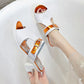 Sandals  Women Summer Korean Style Small Thick Heel High Heels Mid-heel Buckle  All-match Open-toed Women's Shoes