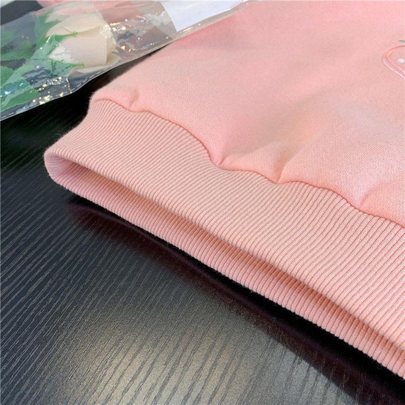 Children's Suit Women Plus Velvet Autumn and Winter Wear Pink Casual Wear 3 To 5 Years Old Two-piece Children's Wear Sets