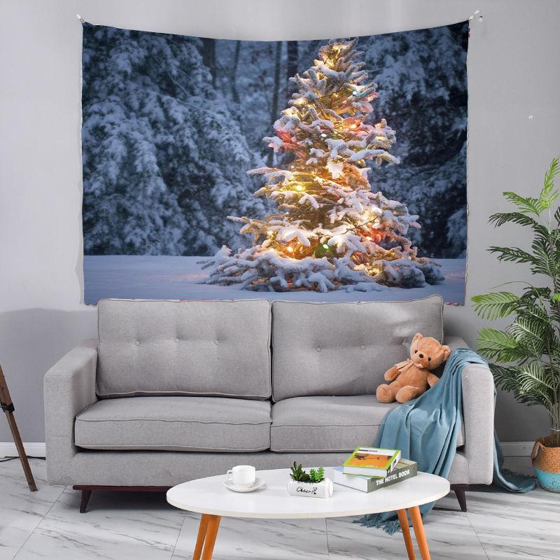 Christmas Tree Tapestry Bedroom Dormitory Wall Decoration Simple Wall Tapestry