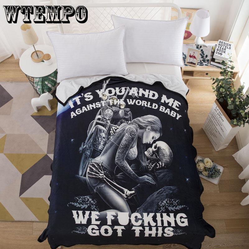 Blanket Children Blanket Cartoon Decoration Cashmere Warm Soft Blanket Family Fitted
