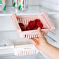 4Pcs Refrigerator Storage Basket Box Fresh-keeping Retractable Egg Storage Basket Drawer Pull-out Multifunctional Fruit Basket Hanging Artifact