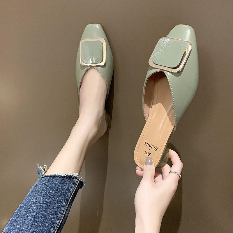 35-39 Summer Women All-match Shiny Slippers Outdoor Diamond High Heels Bohemian Beach Wear-resistant Non-slip Office Lady White Sandals