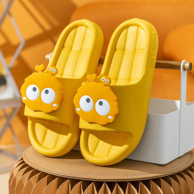 Slippers Female Summer Cute Korean Student Soft Bottom Couples Wear Non-slip Home Female Sandals
