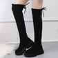 Women's Winter Plush Velvet Over-the-knee Boots Women's High-top Shoes Thick-soled High-tube Boots Women's Elastic Boots Winter Shoes