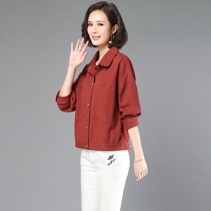Denim Jacket Girls Korean Style Loose Autumn Clothes Embroidery Loose Denim Jacket Women