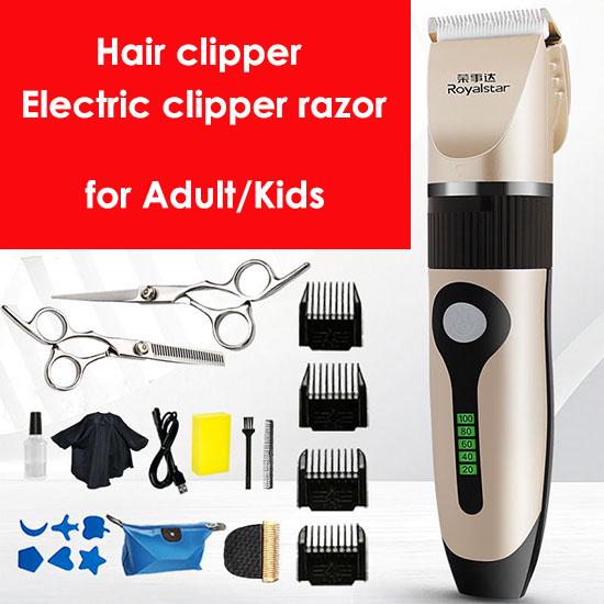 Rechargeable Low-noise Hair Clipper Remover Cutter Grooming Hair Trimmer Electrical Hair Cut Machine