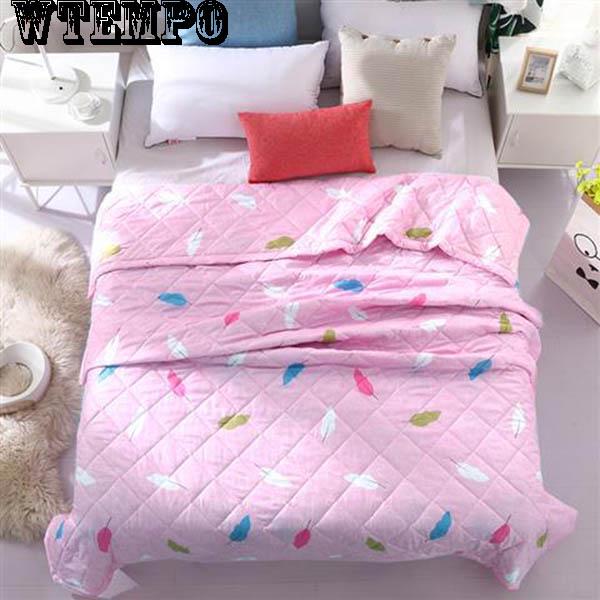 Stylish and Comfortable Quilt Core Summer Printing Air Conditioning Cool Washable Thin Quilt