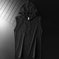 2021 Summer New Sports Hooded Vest Men's Loose Basketball Fitness Sleeveless T-shirt