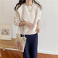 Autumn and Winter Hedging Loose and Versatile Short Outer Wear Lazy Wind Top Knit Sweater