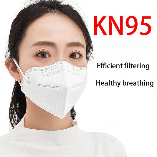 KN95 Facemask Filtration 95% Adults Disposable Face Masks Anti-Dust PM2.5 Fog Safety Protective Mask
