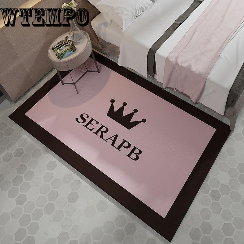 Living Room Carpet  Mat Rug Pattern Pad Non-slip  Cute Cartoon Mat