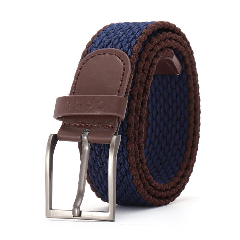 Men /women Belt High Quality Nylon Braided Elastic Belt  Outdoor Sport Simple Practical