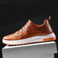 Men's Casual Lace Up Board Shoes High Quality Sport Shoes Tie Shoes All-match Sneakers Non-slip Wear-resistant Work Shoes Soft Sole Breathable