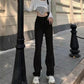 Design High Waist Display Thin Jeans Women's Straps Straight Pants Wrapping Pants Do Not Cause Pants Trousers