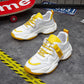 Men's Shoes Summer Breathable Sports Shoes Thick Bottom Increased Daddy Shoes Men Korean Version of Lightweight Fashion Mesh Shoes