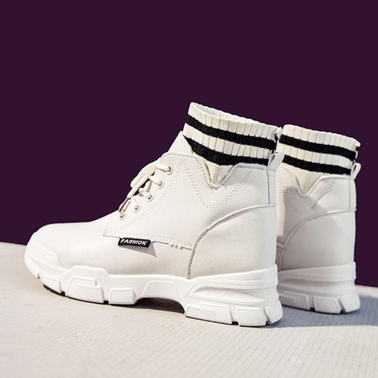 Autumn Female Martin Boots Shoes Korean Style All-match British Style Short Boots