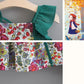 Girls' Clothing Suits Two-piece Cotton Floral Two-piece Sleeveless Children's Suits Casual Fashion Girls' Clothes Suits