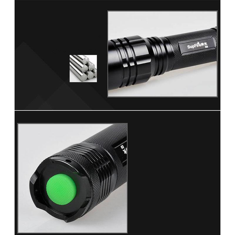 E8 Bright Flashlight Rechargeable Super Bright Special Forces Waterproof 5000 Multi-function Long-range Outdoor Bright Light