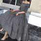 Woman Bohemian Sexy Floral Off-shoulder Dress  Elastic Bust High-waist Dress Long Maxi Party Dress