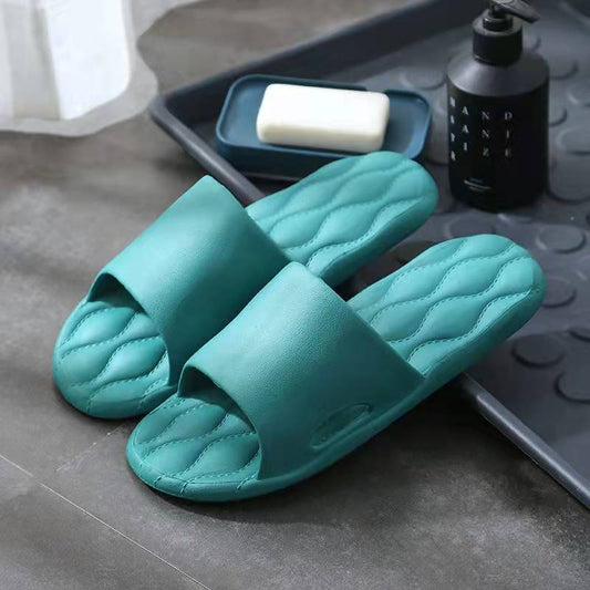 Lightweight Mute Slippers Women's EVA Non-slip Home Indoor Bathroom Stepping on Shit Lightweight Sandals Men