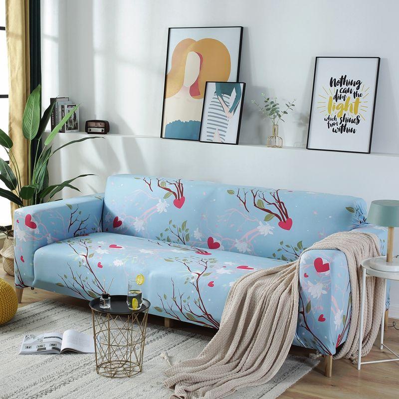 Cute Pattern Sofa Cover Flexible All-inclusive Universal Sofa Cushion Cloth Sofa Cover All Seasons Universal