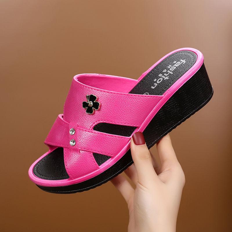 Women Summer Slippers Casual Ladies Sandals Platform Non-slip Female Shoes Soft Wedge Outdoor Women Slippers
