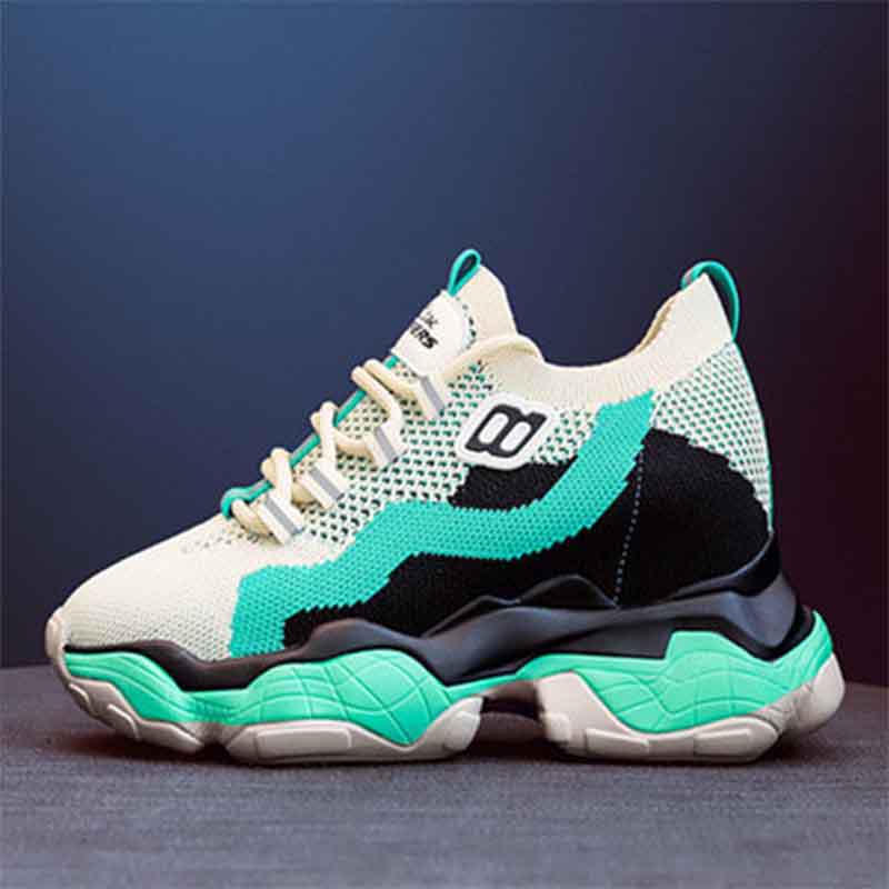 Size34-40 Women Mesh Sneakers Student Non-slip Basketball Shoes Breathable Running Shoes